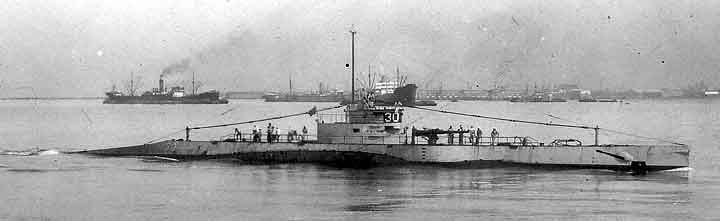 The USS S-30 in Manila, 1926